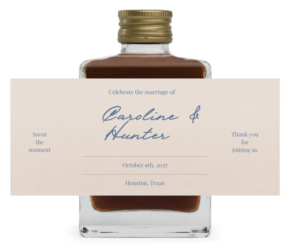 Custom label design by Maux