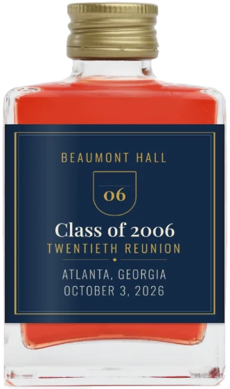 Custom special-events label on a Maux Negroni