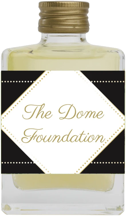 The Dome Foundation label on a Maux Limoncello